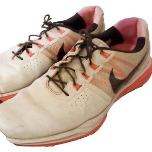 Nike Lunar Control 3 Golf Shoes Pink, Gray, Black size 9 Preowned Good Condition